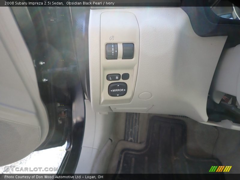 Obsidian Black Pearl / Ivory 2008 Subaru Impreza 2.5i Sedan