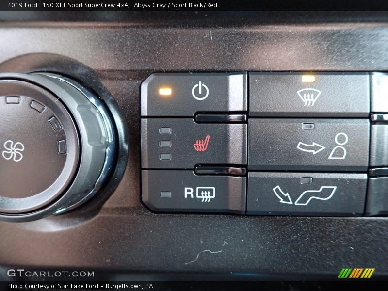 Abyss Gray / Sport Black/Red 2019 Ford F150 XLT Sport SuperCrew 4x4