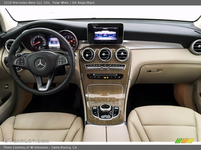 Polar White / Silk Beige/Black 2018 Mercedes-Benz GLC 300