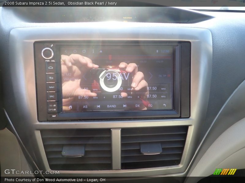 Obsidian Black Pearl / Ivory 2008 Subaru Impreza 2.5i Sedan