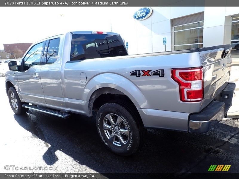 Iconic Silver / Medium Earth Gray 2020 Ford F150 XLT SuperCab 4x4