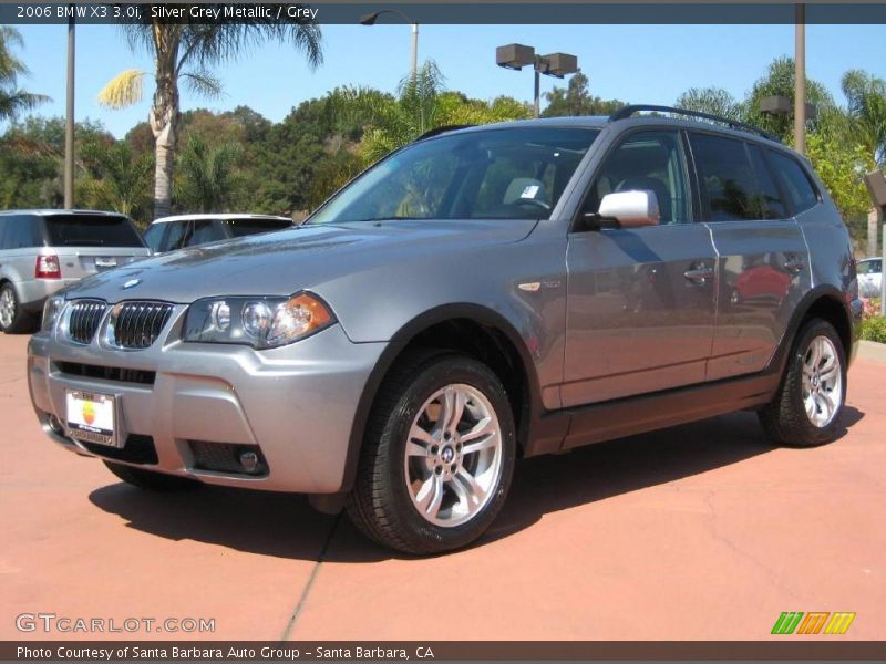 Silver Grey Metallic / Grey 2006 BMW X3 3.0i