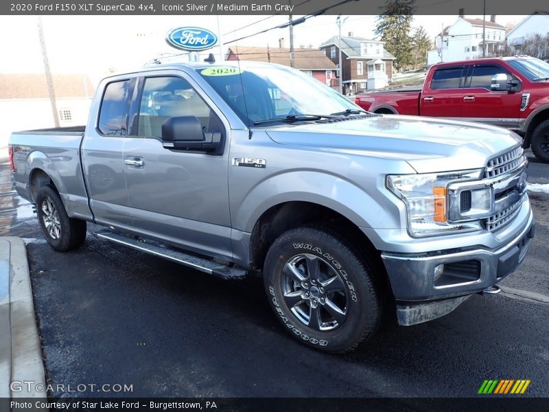 Front 3/4 View of 2020 F150 XLT SuperCab 4x4