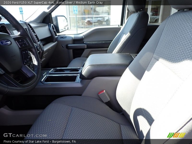 Iconic Silver / Medium Earth Gray 2020 Ford F150 XLT SuperCab 4x4