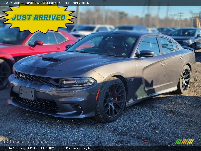 Granite Pearl / Black 2019 Dodge Charger R/T Scat Pack