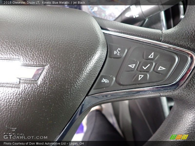Kinetic Blue Metallic / Jet Black 2018 Chevrolet Cruze LT