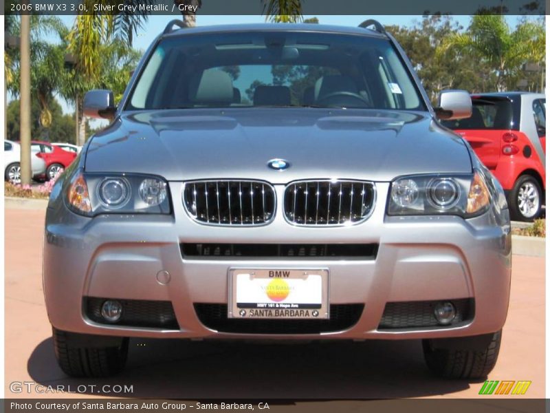 Silver Grey Metallic / Grey 2006 BMW X3 3.0i