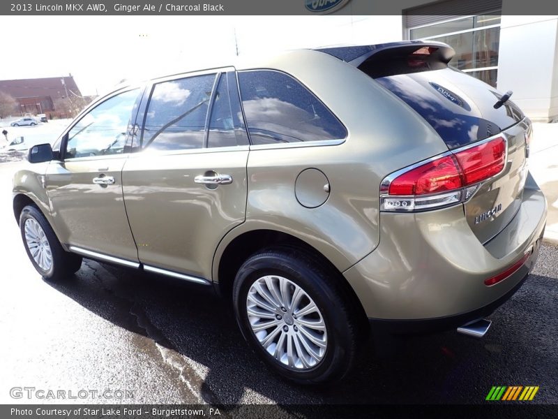 Ginger Ale / Charcoal Black 2013 Lincoln MKX AWD