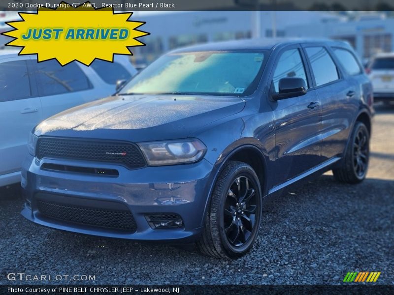 Reactor Blue Pearl / Black 2020 Dodge Durango GT AWD