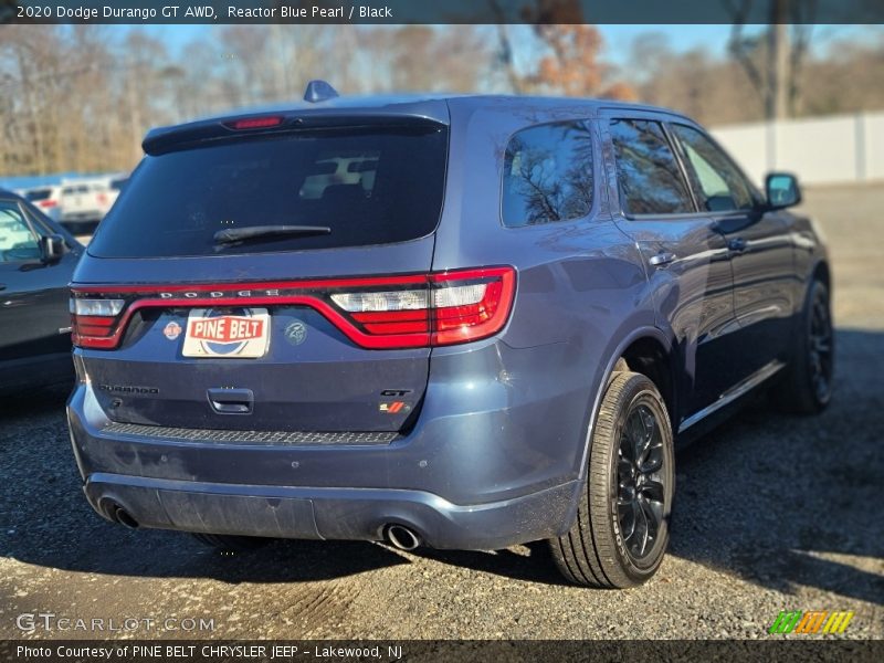 Reactor Blue Pearl / Black 2020 Dodge Durango GT AWD