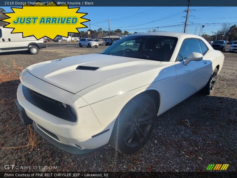 White Knuckle / Black 2018 Dodge Challenger SXT