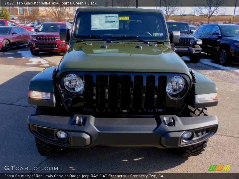 Sarge Green / Black 2022 Jeep Gladiator Willys 4x4