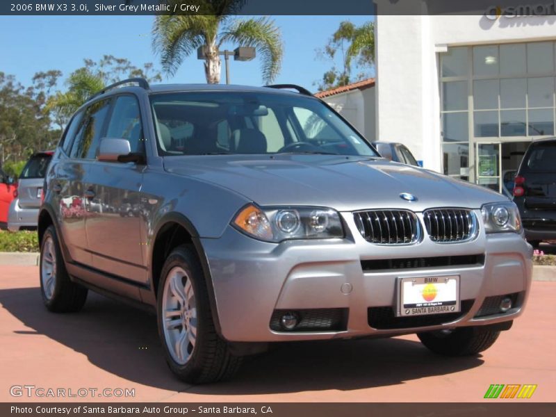 Silver Grey Metallic / Grey 2006 BMW X3 3.0i