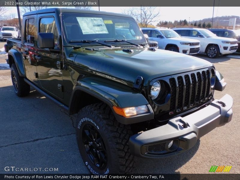 Sarge Green / Black 2022 Jeep Gladiator Willys 4x4