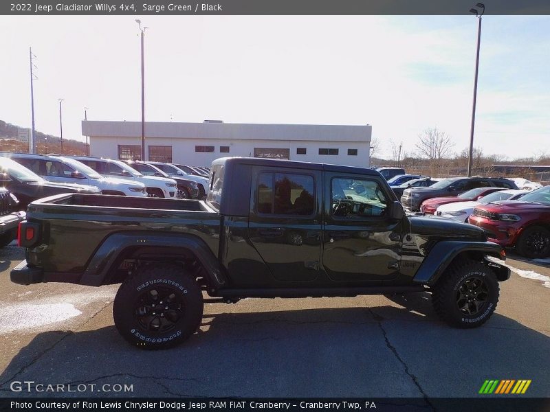Sarge Green / Black 2022 Jeep Gladiator Willys 4x4