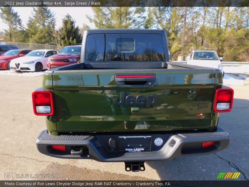 Sarge Green / Black 2022 Jeep Gladiator Willys 4x4