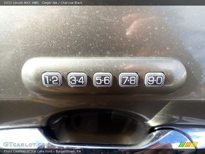 Ginger Ale / Charcoal Black 2013 Lincoln MKX AWD