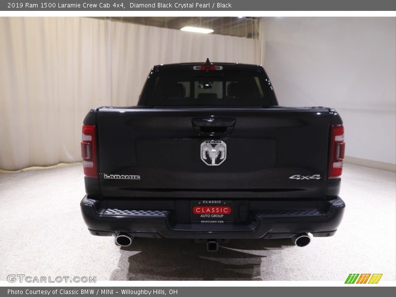 Diamond Black Crystal Pearl / Black 2019 Ram 1500 Laramie Crew Cab 4x4