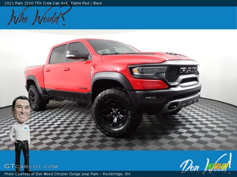 Flame Red / Black 2021 Ram 1500 TRX Crew Cab 4x4