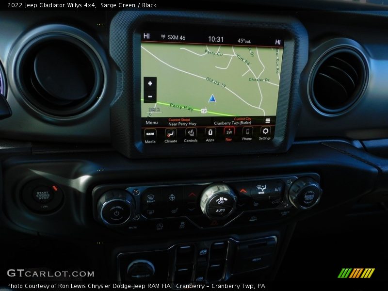Sarge Green / Black 2022 Jeep Gladiator Willys 4x4