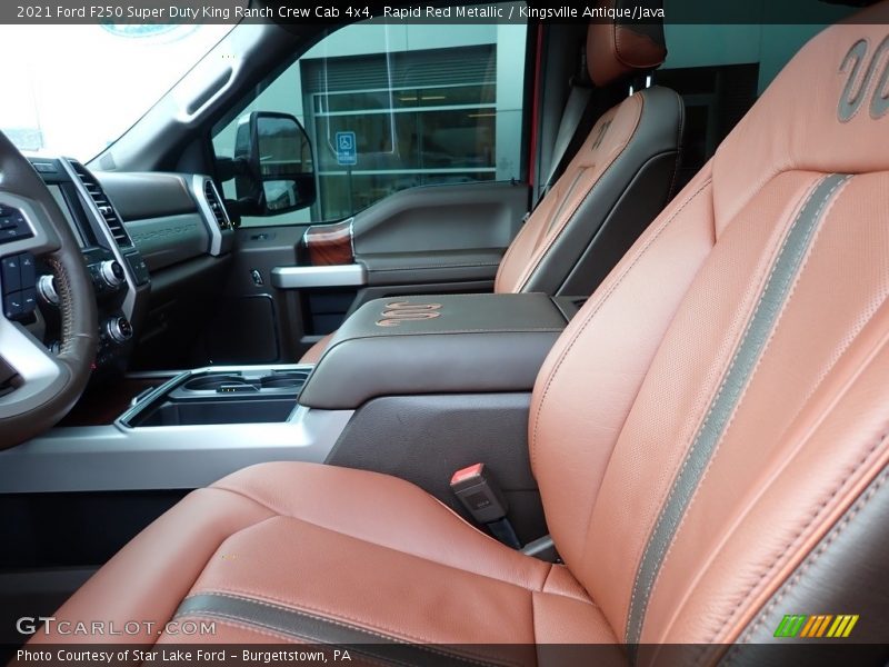 Rapid Red Metallic / Kingsville Antique/Java 2021 Ford F250 Super Duty King Ranch Crew Cab 4x4