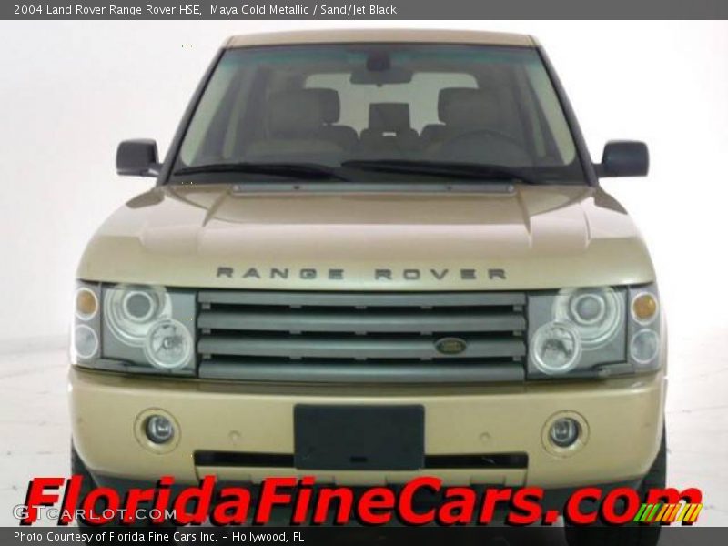 Maya Gold Metallic / Sand/Jet Black 2004 Land Rover Range Rover HSE
