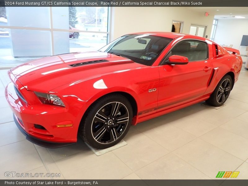 Race Red / California Special Charcoal Black/Miko Suede 2014 Ford Mustang GT/CS California Special Coupe