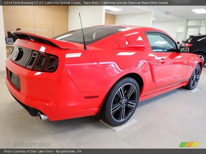 Race Red / California Special Charcoal Black/Miko Suede 2014 Ford Mustang GT/CS California Special Coupe