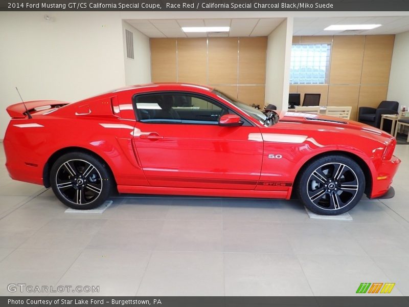 Race Red / California Special Charcoal Black/Miko Suede 2014 Ford Mustang GT/CS California Special Coupe