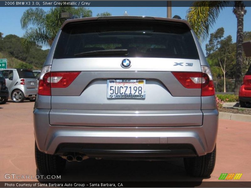 Silver Grey Metallic / Grey 2006 BMW X3 3.0i