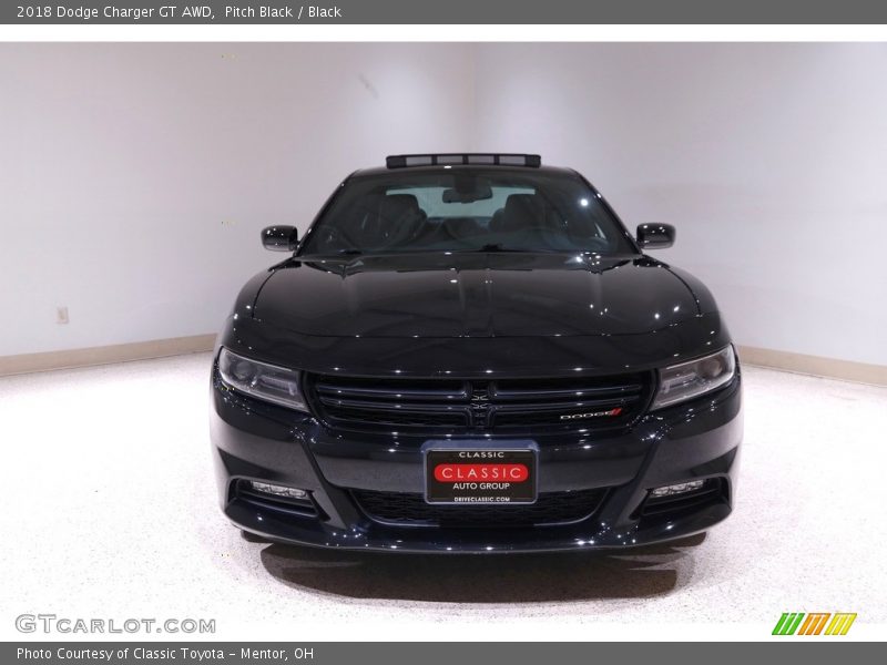Pitch Black / Black 2018 Dodge Charger GT AWD