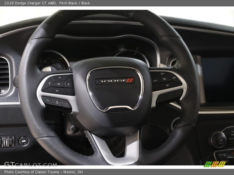Pitch Black / Black 2018 Dodge Charger GT AWD