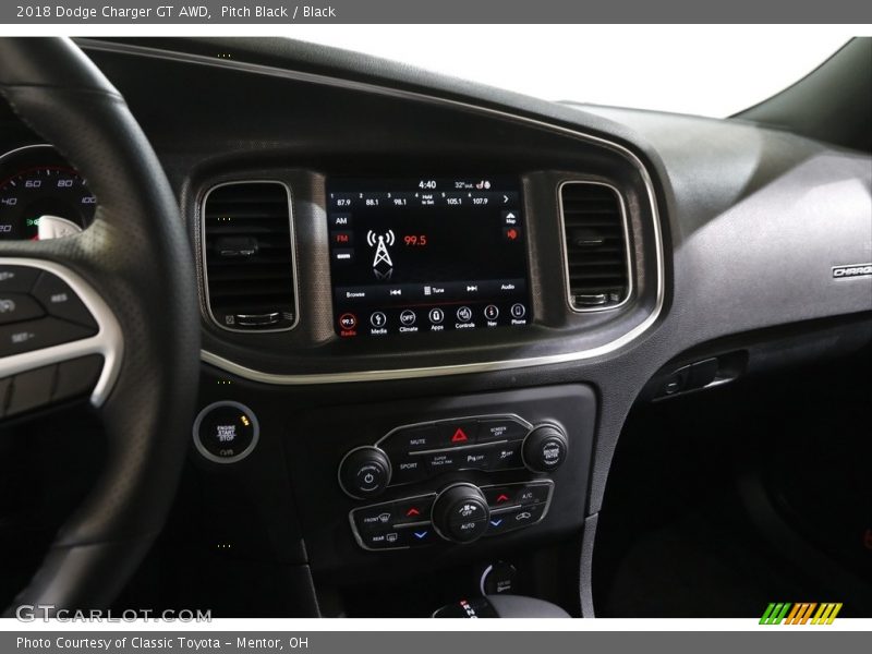 Pitch Black / Black 2018 Dodge Charger GT AWD