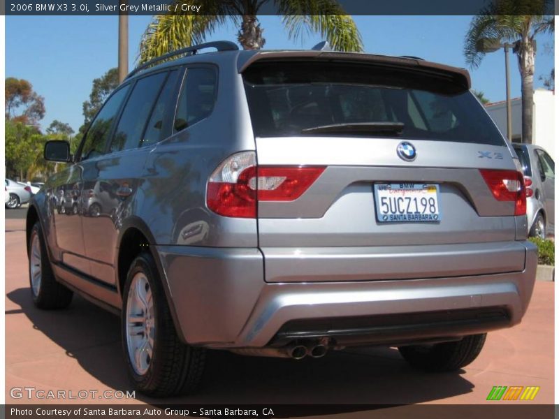 Silver Grey Metallic / Grey 2006 BMW X3 3.0i