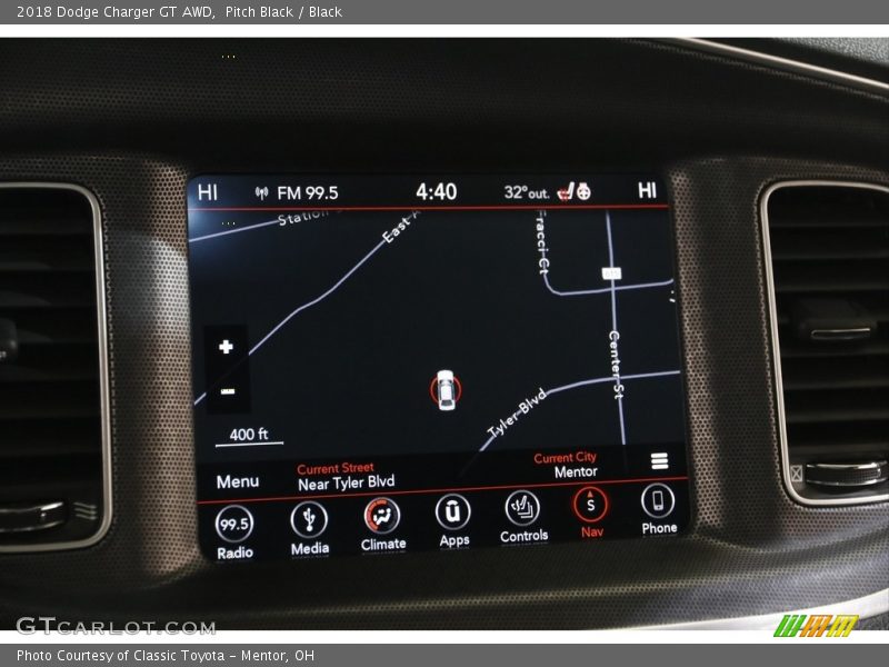 Pitch Black / Black 2018 Dodge Charger GT AWD