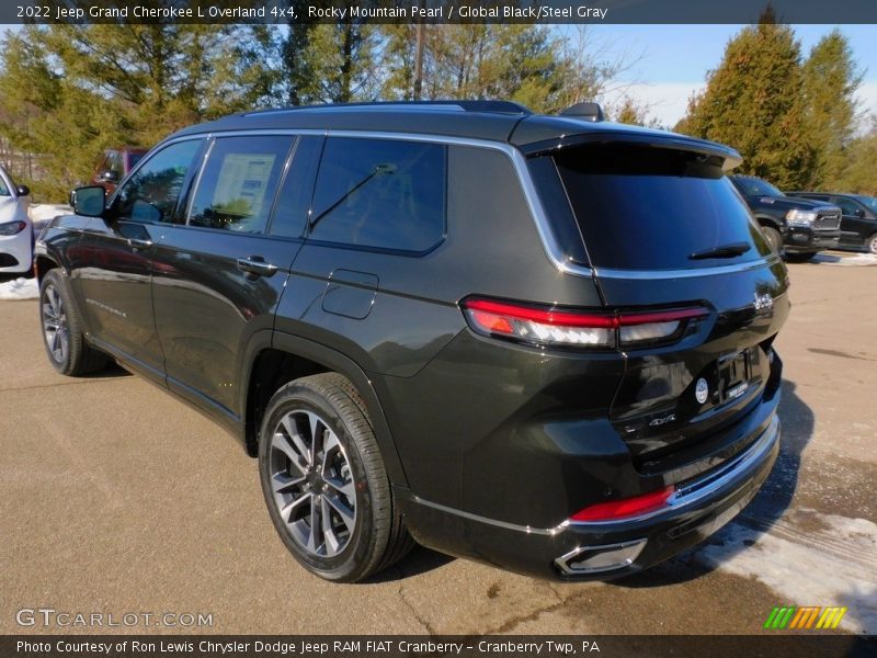 Rocky Mountain Pearl / Global Black/Steel Gray 2022 Jeep Grand Cherokee L Overland 4x4