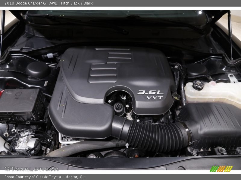 Pitch Black / Black 2018 Dodge Charger GT AWD