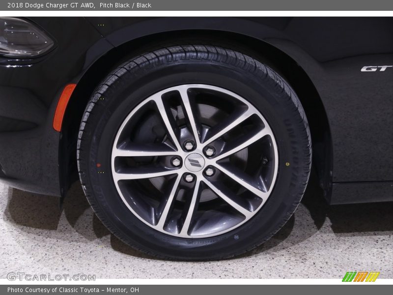 Pitch Black / Black 2018 Dodge Charger GT AWD