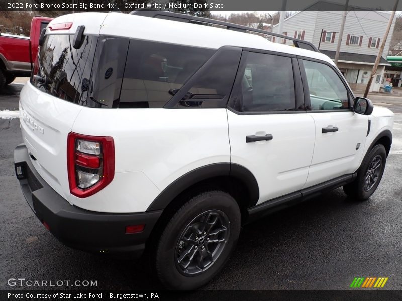 Oxford White / Medium Dark Slate 2022 Ford Bronco Sport Big Bend 4x4