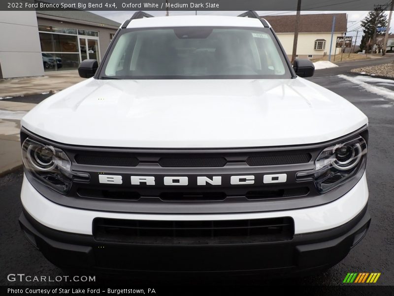 Oxford White / Medium Dark Slate 2022 Ford Bronco Sport Big Bend 4x4