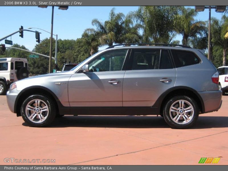 Silver Grey Metallic / Grey 2006 BMW X3 3.0i