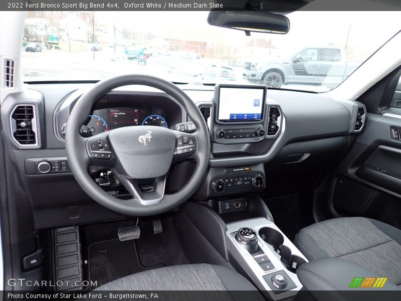 Oxford White / Medium Dark Slate 2022 Ford Bronco Sport Big Bend 4x4