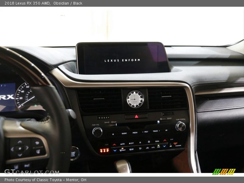 Obsidian / Black 2018 Lexus RX 350 AWD