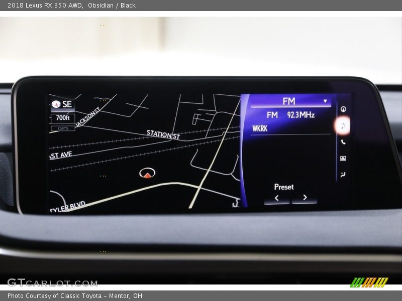 Obsidian / Black 2018 Lexus RX 350 AWD