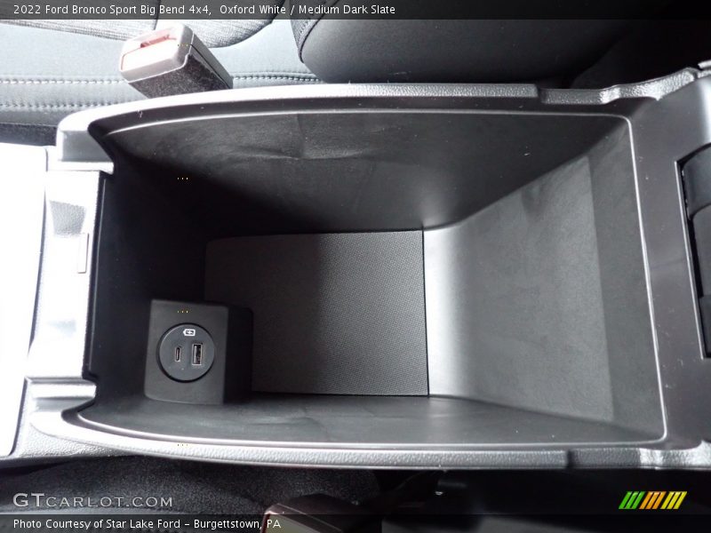 Oxford White / Medium Dark Slate 2022 Ford Bronco Sport Big Bend 4x4