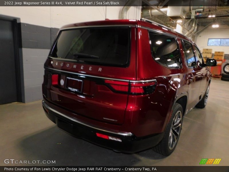 Velvet Red Pearl / Sea Salt/Black 2022 Jeep Wagoneer Series III 4x4