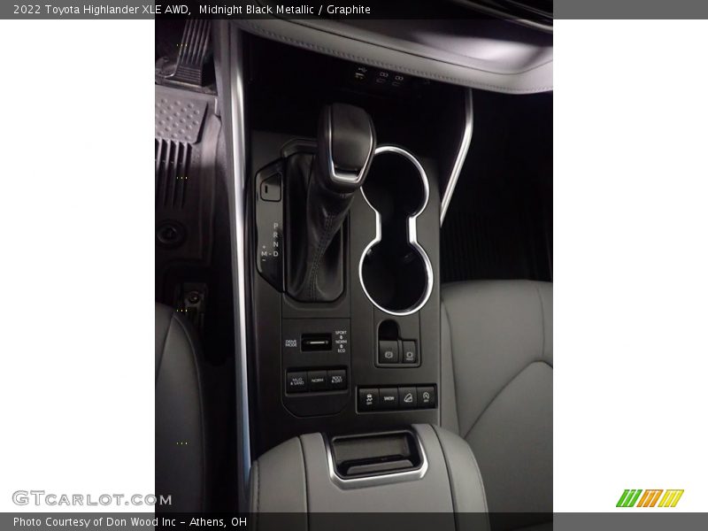 Midnight Black Metallic / Graphite 2022 Toyota Highlander XLE AWD