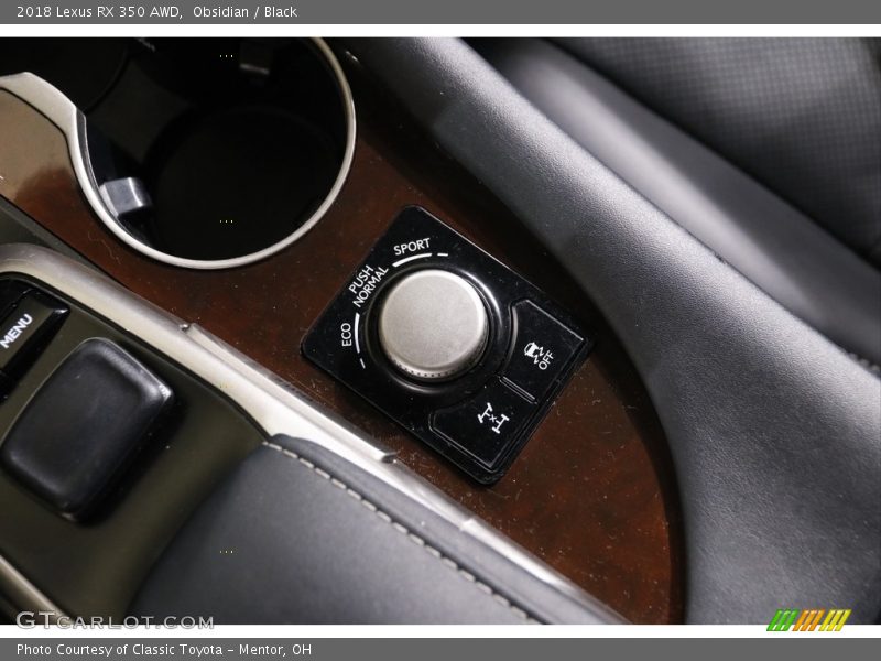 Obsidian / Black 2018 Lexus RX 350 AWD