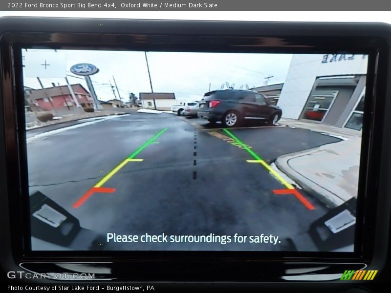 Oxford White / Medium Dark Slate 2022 Ford Bronco Sport Big Bend 4x4