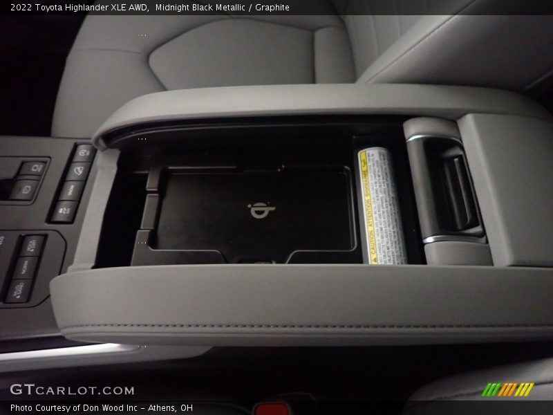 Midnight Black Metallic / Graphite 2022 Toyota Highlander XLE AWD
